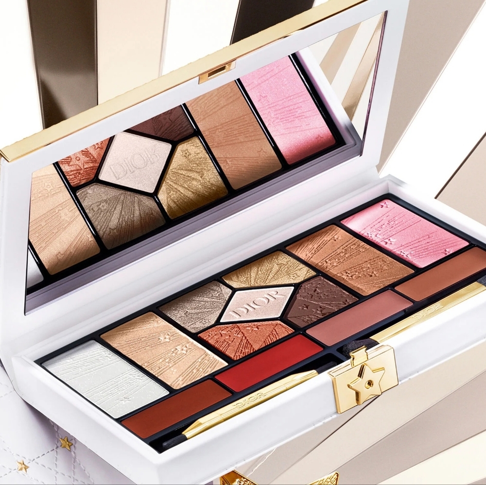Dior Holiday Couture Eyeshadow, Lipstick, Blush Highlighter Palette